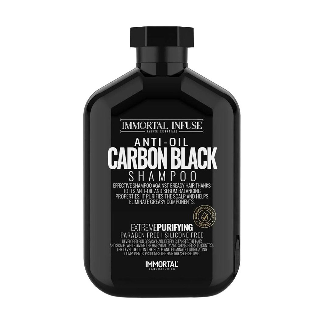 Уцінка! Чоловічий шампунь Immortal NYC Infuse Anti-Oil Carbon Black Shampoo для жирного волосся, 500 мл